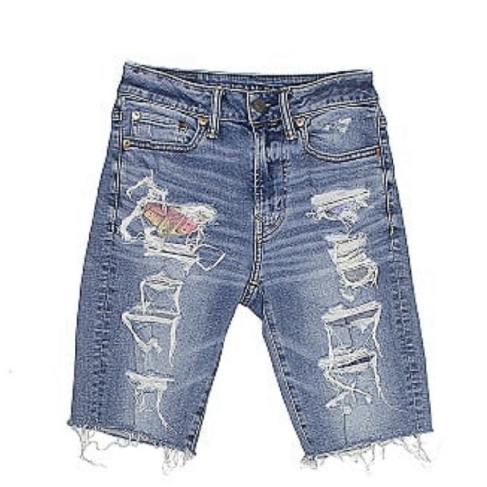 Men’s American Eagle Pride AirFlex+ Patched Denim Short - 26 waist